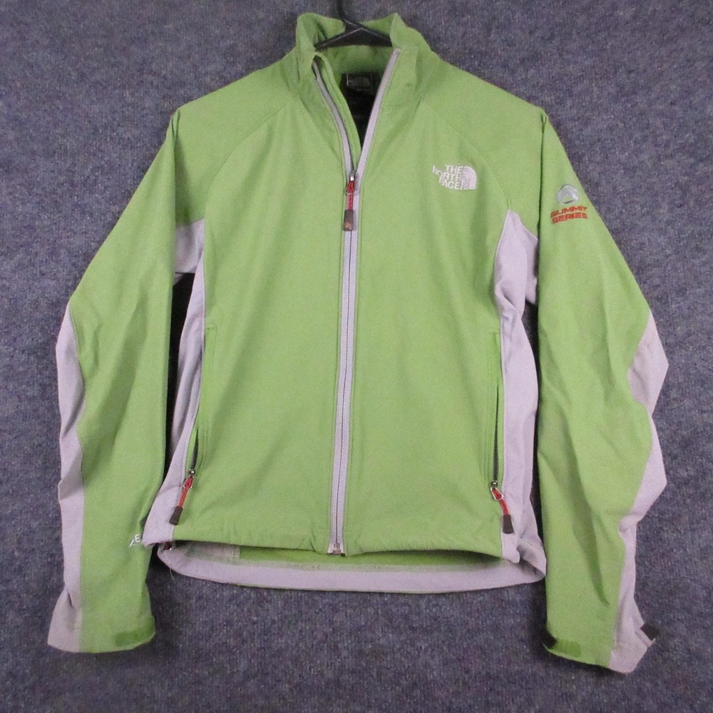 The North Face Summit Series Apex Jacket Womens XS Green Full Zip Softshell